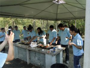 Gucun پارک میں BBQ، خزاں 2014